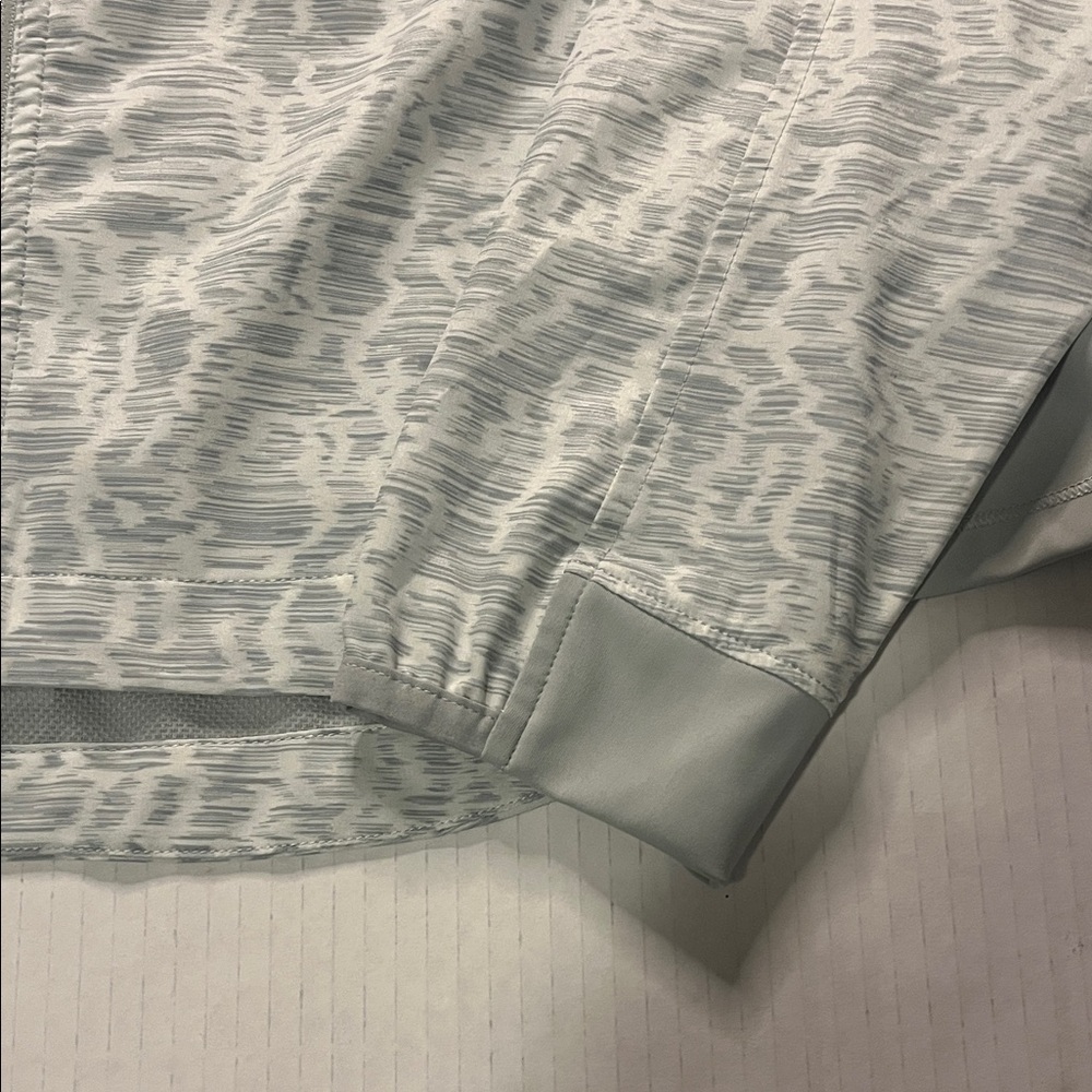 Athleta Patterned Gray Sport Jacket - image 2